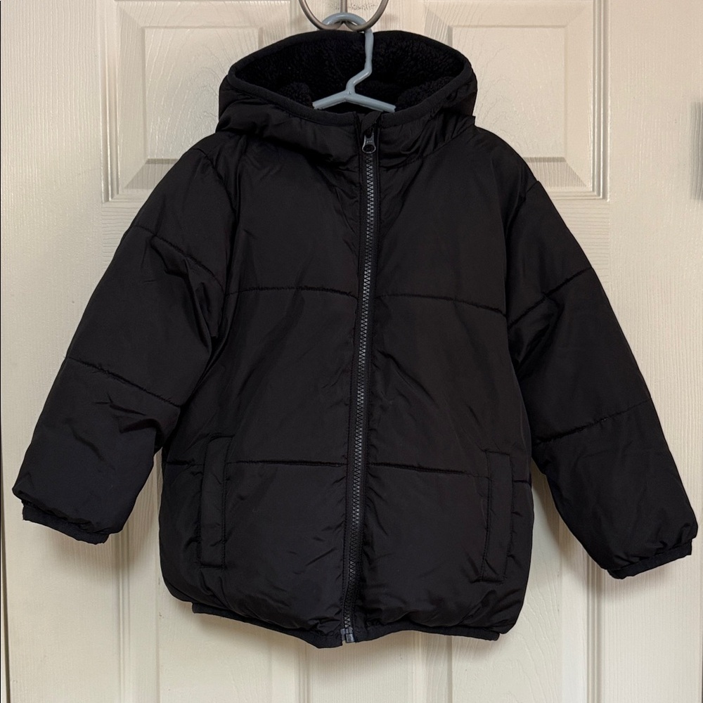 Swiss Tech Kids Black Puffer Jacket